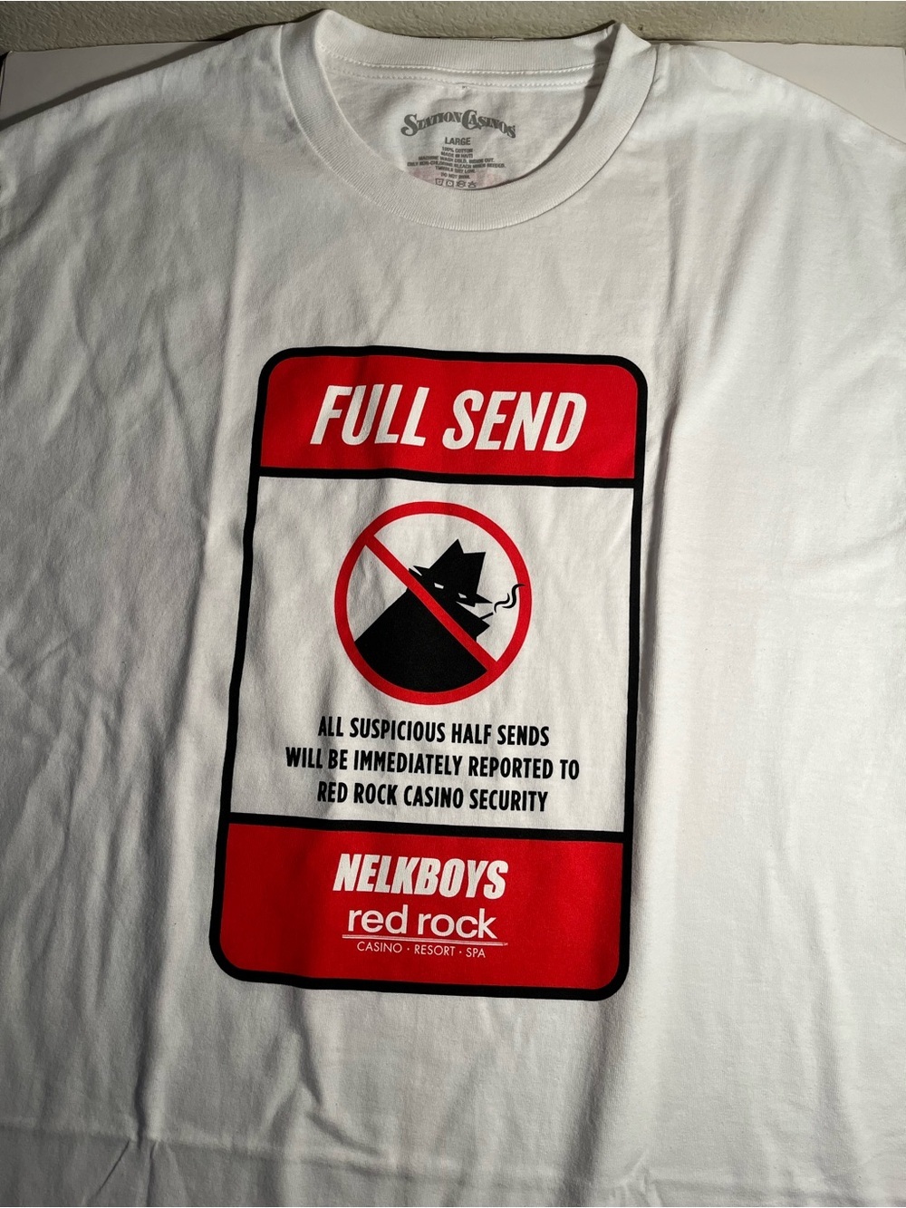 EXCLUSIVE REDROCK CASINO-NELKBOYS T-Shirt size L 🎰🎰🎰
